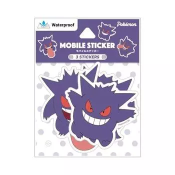 Gourmandies Pokemon Мобильная наклейка Gengar POKE-840B