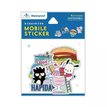Gourmandies Sanrio Characters Mobile Sticker Hapitanbui SANG-390HV