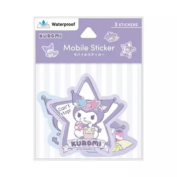 Gourmandise Sanrio Characters Mobile Sticker Kuromi SANG-305KU