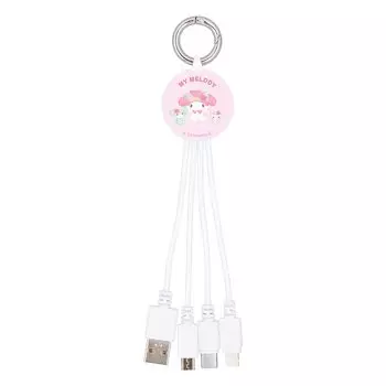 Gourmandise Sanrio Мультизарядный кабель My Melody SANG-297MM