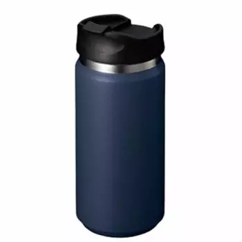 Gowell Zalatto Tumbler with Vacuum Stainless Double Navy Matte Lid, Insulated, Steel, Thermo, Cold/Hot, Wall, 350ml, (Men s Like, Stylish, Series)