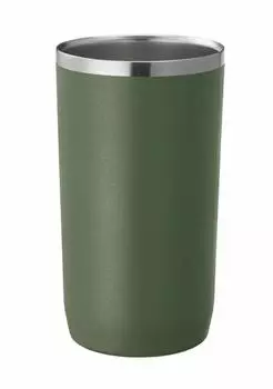 Gowell Zalatto Vacuum Stainless Double Khaki Matte Tumbler, Insulated, Steel, Thermo, Cold/Hot, Wall, Large, 450ml, (Men s Like, Stylish, Series)
