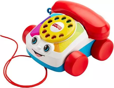 Говорящий телефон Fisher Price, обучающая игрушка [Товар] красный