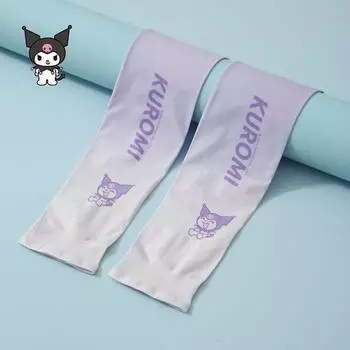 GOYES Sanrio Children s Gradient Ice Sleeve Sleeve Character Cinnamoroll Kuromi Sleeve Sleeve, популярный персонаж в Корее