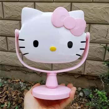 GOYES Sanrio Hello Kitty настольное вращающееся зеркало милый реквизит, популярный персонаж в Корее