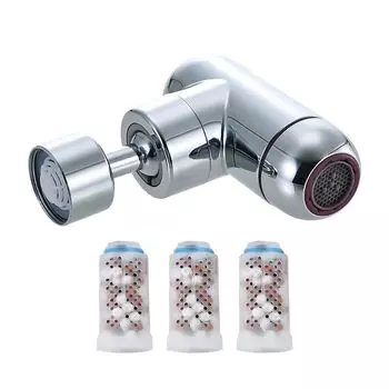 GOYIMERR Качающийся очиститель воды, напрямую подключенный к крану, очиститель воды, поворотный кран на 720 градусов, водосберегающий наконечник крана, корпус очистителя 3