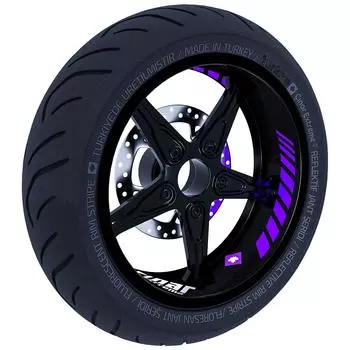 Gp Racing Design Баклажан Фиолетовый Внутренний Обод Ленты Колеса Полосы Наклейки Наклейки CinarExtreme
