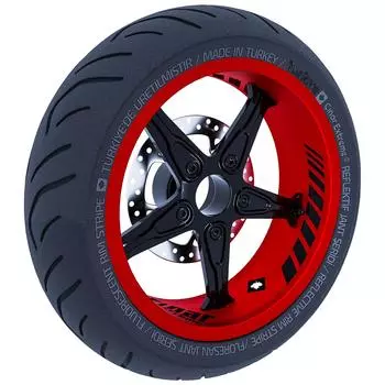 Gp Racing Design Jet Black Внутренняя лента обода колеса полосы Наклейки Наклейка CinarExtreme