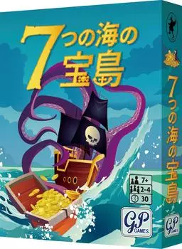 GP Treasure Island of the Seven Seas Карточная игра Бумага 4543471003720 синий