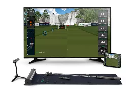 GPRO Skytrak Screen Putter Тренировочная машина EX PUTT RG EX PUTT Real Green чёрный