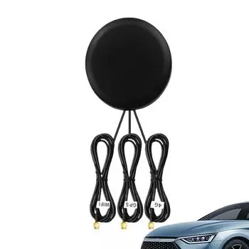 Активная GPS-антенна IP66 Водонепроницаемая активная GPS-антенна с высокой термостойкостью и ультразвуковой герметизацией для автомобиля, грузовика, внедорожника чёрный