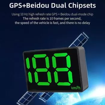 GPS Автомобильный цифровой спидометр HUD Head-up Display Eletronicos Speed Gadgets Inteligentes Для всех автомобилей Speed Gauge Meter KM/H