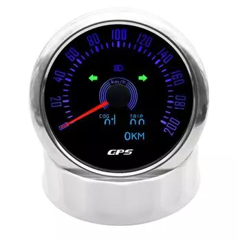 GPS Speedometer Multifunction device with COG, mileage, total mileage 200 km / h Universal