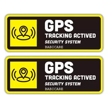 GPS TRACKING GPS Tracking Sticker 2 Pieces Heat Quality Made of PET [BABICARE] Resistant/Water Resistant/Light Resistant/UV Protection/Japanese