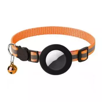 GPS-трекер для домашних животных Bluetooth с колокольчиком, симпатичный светоотражающий ночной адрес для кошек, ошейник с подвеской для отслеживания собак и птиц, защита от потери one size