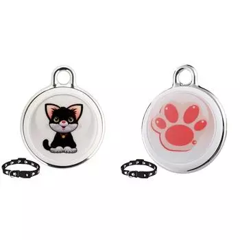 GPS-трекер для защиты от потери домашних животных, Bluetooth-совместимый водонепроницаемый интеллектуальный локатор (Кот 1)