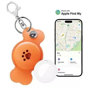 GPS-трекер в реальном времени для собак, водонепроницаемый, легкий, с длительным сроком службы батареи, простое управление, брелок для ключей с защитой от потери домашних животных серебряный