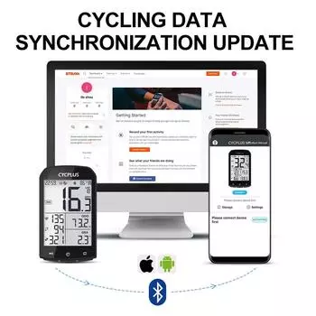 GPS велосипедный компьютер беспроводной CYCPLUS M1 водонепроницаемый спидометр одометр ANT+ Bluetooth5.0 велосипедные аксессуары для велосипеда