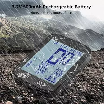 GPS велосипедный компьютер беспроводной велосипедный спидометр с высоким четким дисплеем GPS BeiDou GLONASS позиционирование перезаряжаемый велосипедный одометр