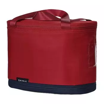 GPT Cooler Cold Thermal Soft Cherry Blossom Red [Suitcase Company] Сумка, Маленькая, Складная, Изоляция, Изоляция, Двухцветная, Холодильник, Кемпинг, На открытом воздухе,
