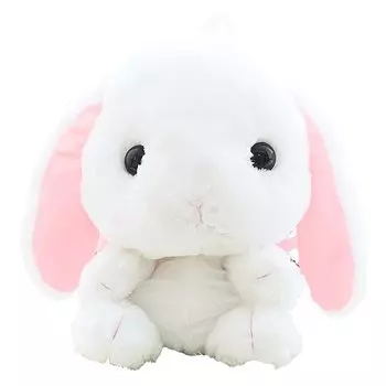 GPT плюшевый рюкзак кролик подарок регулируемый регулируемый пушистый детский милый зверек детская сумка пушистый белый [Suitcase Company] белый