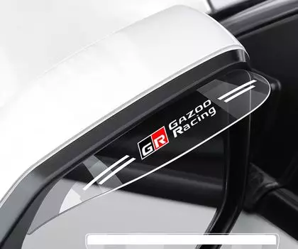 GR Боковое зеркало с защитой от дождя и снега Наклейка Козырек Щиток Простая установка Прозрачный Прочный (GR) [Продукт]