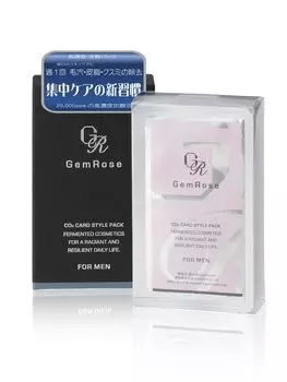 GR GemRose Foam Carbonated 8g x 8 Packets Made in Carbonated Dense Naturally Pore Skin Face Mask Pack, Pack, Set, Unisex, Japan, 1-доза, Easy, Foam,