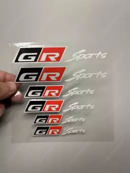 GR Toyota Caliper Sticker Термостойкая наклейка Cool Rake Caliper Cover Водонепроницаемая наклейка Brake Caliper (Гинхаку)