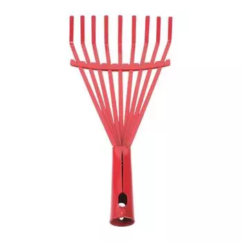 Грабли для травы из углеродистой стали, ручные грабли, проволочная метла, девять зубьев для очистки листьев, садовый инструмент для ухода за садом, уход за растениями