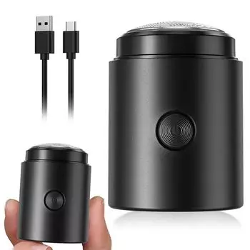 Grace nnvg Small Shaver Electric Shaver Shaving High Speed Rotation Type Wet and Dry Use 3 Blades Cordless Quick Charging Close Shave Mini Shaver