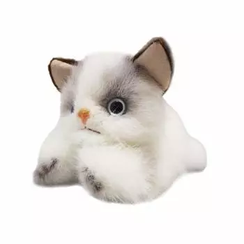 Graceful Cat in Lying Cat Ragdoll Plush Toy Length 22cm (Made Japan)