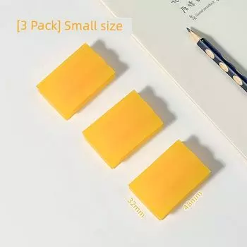 Grade Three Class Two Creative Soap Eraser Only for Pupils Scraps 2B Pencil Eraser Safe Non-Toxic Erasable K [3 Pack] Small size
