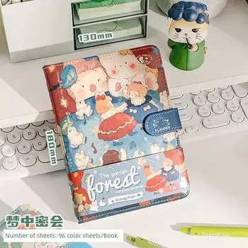 Grade Three Class Two Moonlight Garden Leather Buckle Notebook New Arrival Student Notebook Good-looking Hard Cover Notebook Dream meeting