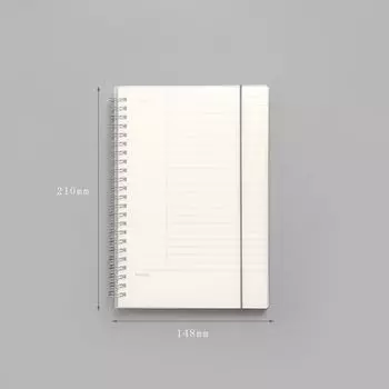 Grade Three Class Two Pp Notebook Connell A5 Notebook Z Stationery Student Notepad Minimalist Coil Notebook K A5 Cornell Single Pack Z(80)
