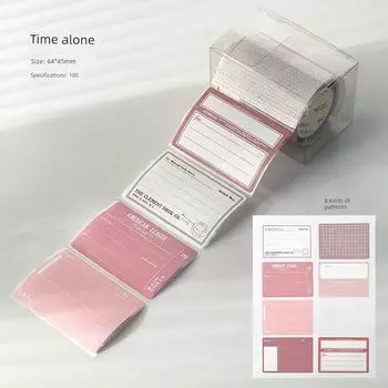 Grade Three Class Two Pull-out Type Sticky Notes Sticky Good-looking Students Use Wrong Questions Note Paper Postgraduate Entrance Examination Label K Time monologue