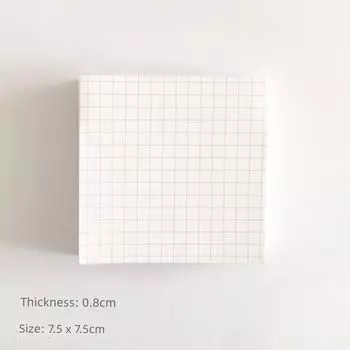 Grade Three Class Two Stationery Z Sticky Notes Creative Note Pad Tearable Adhesive for Students Note N Times Sticker Note Paper Ben White-Square Z