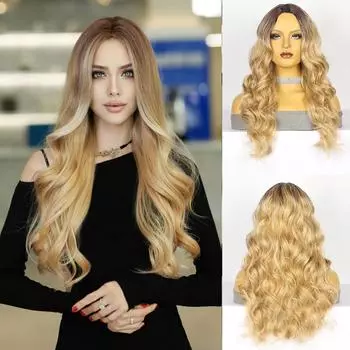 Градиент для дамских длинных вьющихся волос 26inch