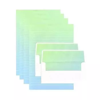 Gradient Stationary Lined Paper Writing Stationery Paper Paper Envelopes Writing Paper Letter paper
