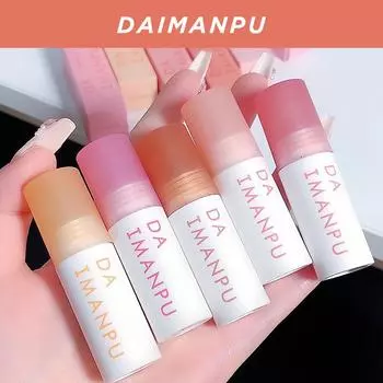 Градиентная матовая губная помада с глиной для губ Матовая бархатная глазурь для губ Пигментированная белая доступная косметика