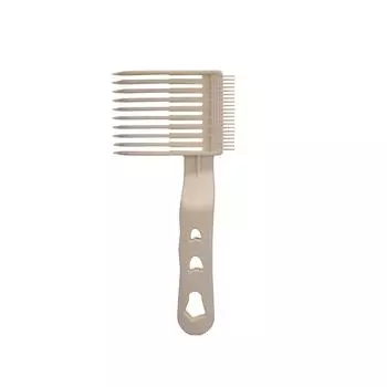 Градиентная расческа, расческа для стрижки для мужчин, инструменты для градиентной стрижки, подходит для дома, салона или использования One Size бежевый