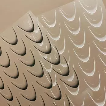 Градиентные французские наклейки для ногтей 3D линии и полумесяца дизайн самоклеящиеся наклейки для салонов нейл-арта наклейки белый