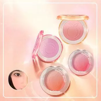 Градиентные румяна Матовые псевдовеганские милые Genki Girl Нюдовый макияж Румяна Нежные 01#