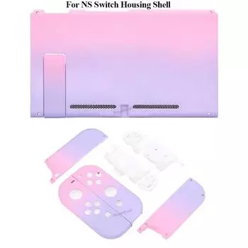 Градиентный цвет DIY полный комплект сменный корпус оболочка для Nintendo Switch Console JoyCons с клавишами направления ABXY ZR ZL LR SL SR