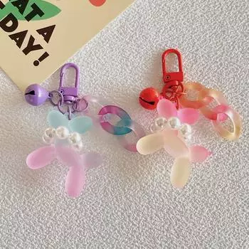 Градиентный воздушный шар собака шнурок для iPhone анти-потерянный браслет для Samsung мобильный телефон чехол ремешок на запястье автомобильный брелок телефон брелок