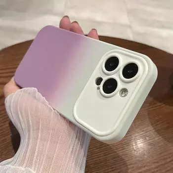 Градиентный защитный чехол для камеры для iPhone 14 13 12 11 Pro Max 14pro противоударный матовый мягкий силиконовый чехол для Iphone 14 For iPhone 12ProMax
