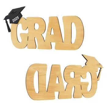 Graduation Sign Wooden Graduation Board Sign Graduation Photo Props Party Decorations For High School College Graduates Congratulations Graduation Par One Size жёлтый