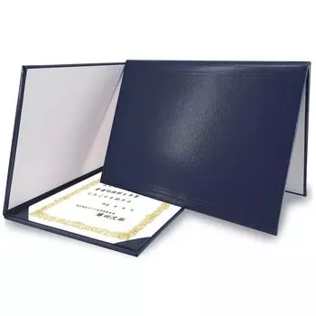 GraduationMall Certificate of A4 Navy Blue Appreciation, Diploma/Award File, Bifold, Paper, Size,