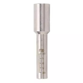 Градуированная трубка из нержавеющей стали, сваренная лазером, высокоточная ручная металлическая шкала, трубка 80 мм