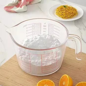 Градуированный пластиковый мерный стакан для домашнего использования с высокой термостойкостью и большой вместимостью. Детская подставка для яиц.