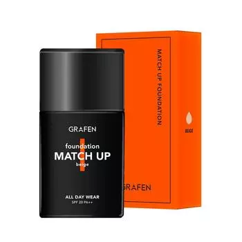 GRAFEN Match Up Foundation #Бежевый 40мл Match Up #Beige